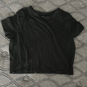 Target Black Boxy Crop T-Shirt